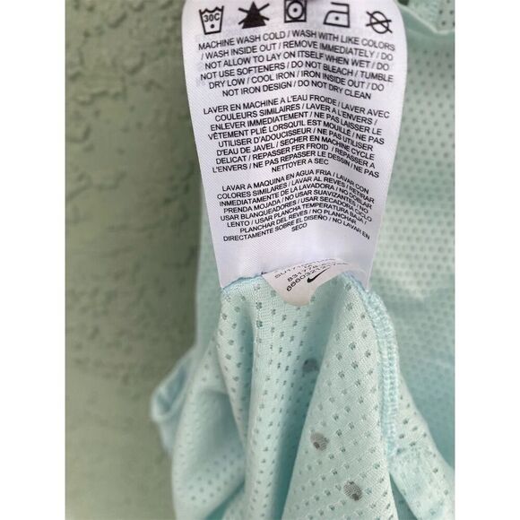 Nike Women's Dri-FIT Tank Top Light Blue Size M Gym Training Sleeveless - Picture 8 of 11